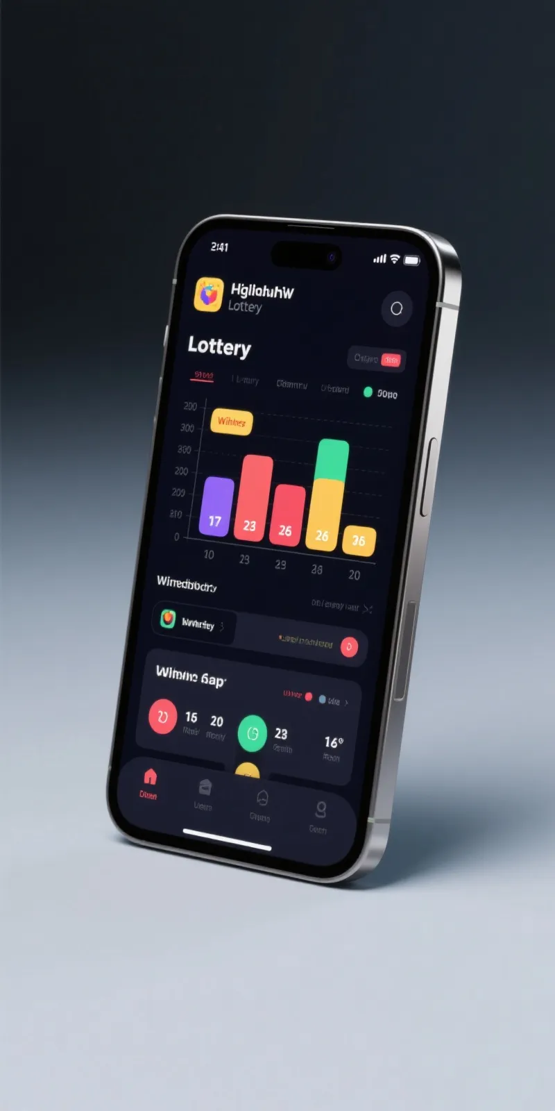 中国彩票 APP 界面展示